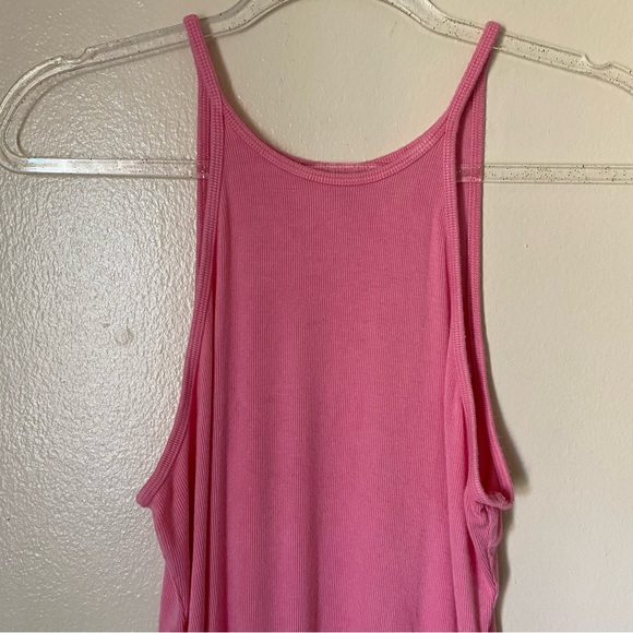 Lilka Anthropologie Pink Rayon Spandex Flowy Tank Top - Picture 4 of 9